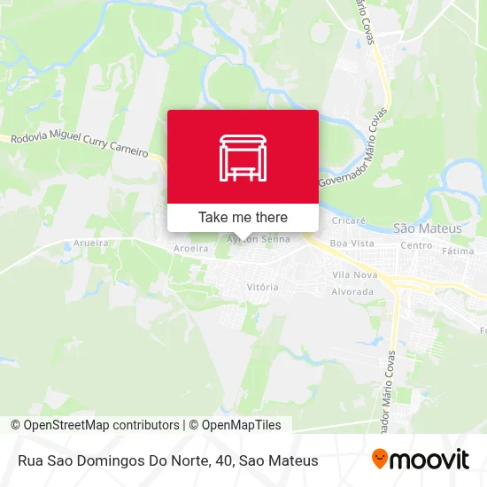 Rua Sao Domingos Do Norte, 40 map