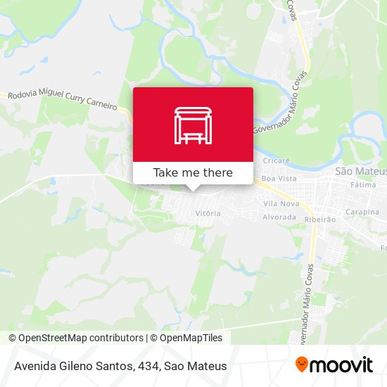 Avenida Gileno Santos, 434 map