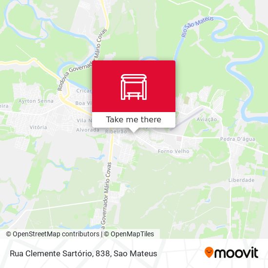 Rua Clemente Sartório, 838 map