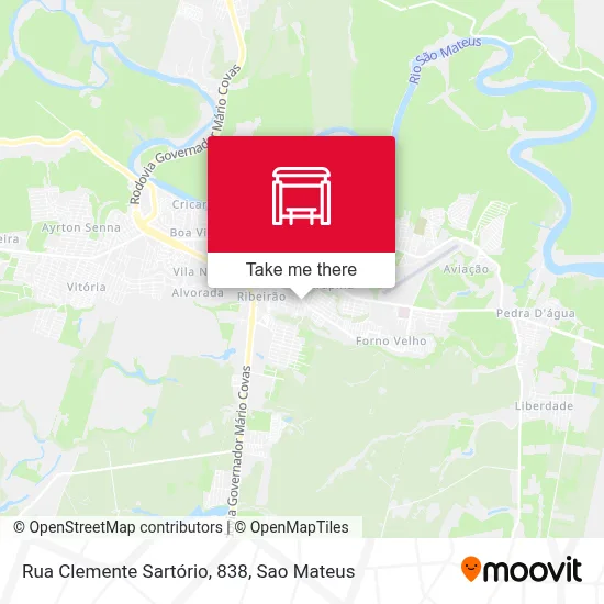 Rua Clemente Sartório, 838 map