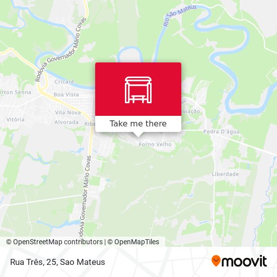 Rua Três, 25 map