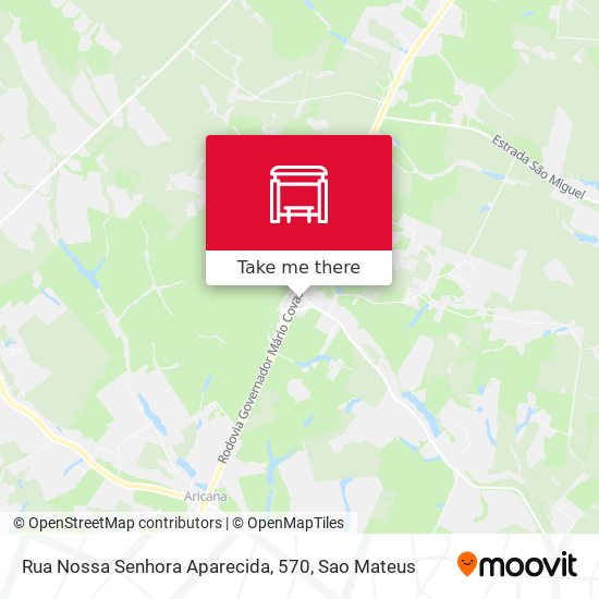 Rua Nossa Senhora Aparecida, 570 map