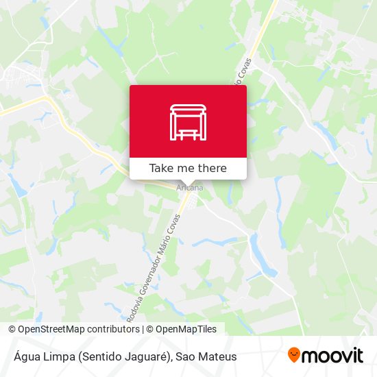 Mapa Água Limpa (Sentido Jaguaré)