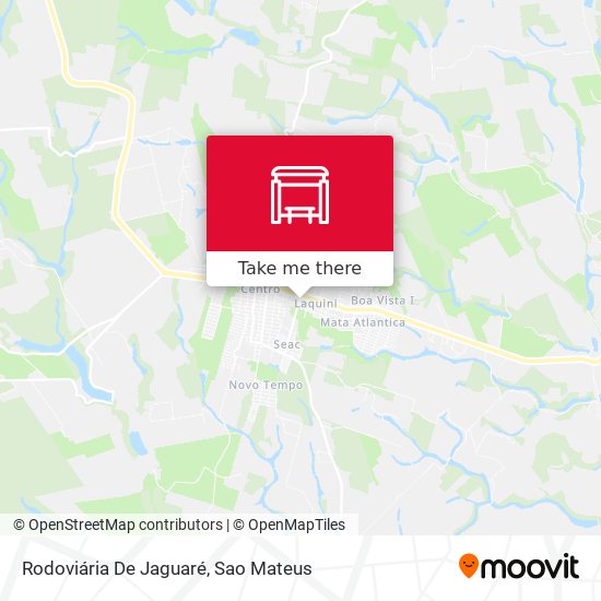 Rodoviária De Jaguaré map