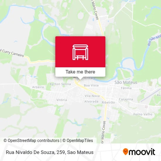 Rua Nivaldo De Souza, 259 map