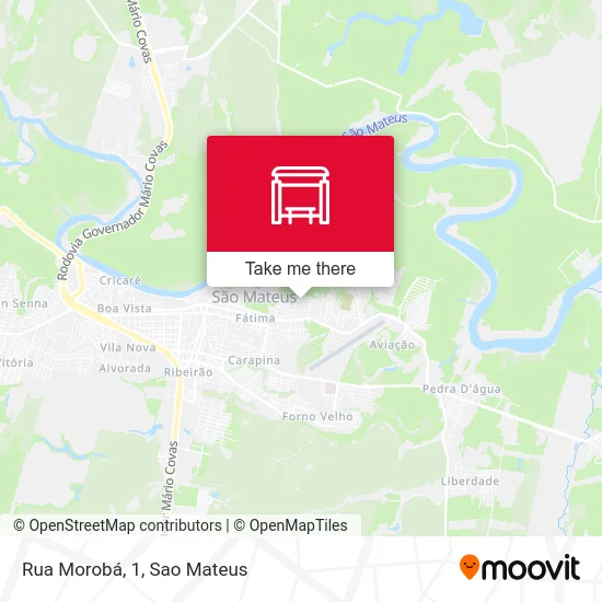 Rua Morobá, 1 map