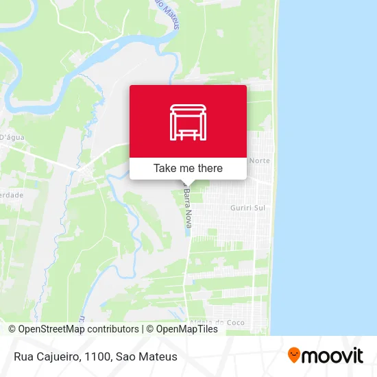 Rua Cajueiro, 1100 map