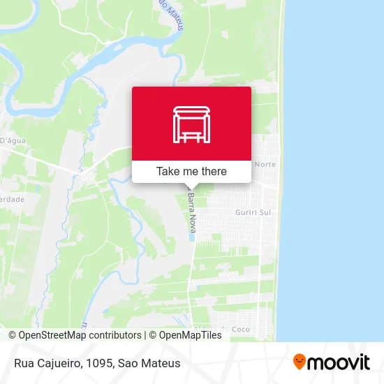 Rua Cajueiro, 1095 map