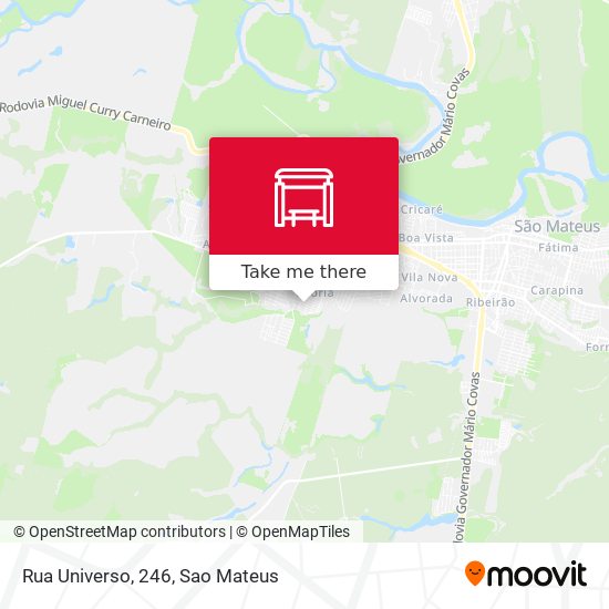 Rua Universo, 246 map