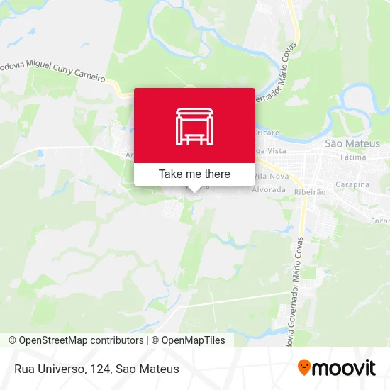 Rua Universo, 124 map