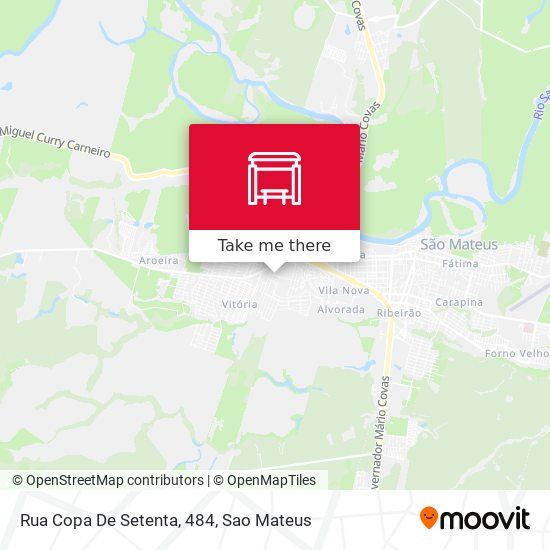 Rua Copa De Setenta, 484 map