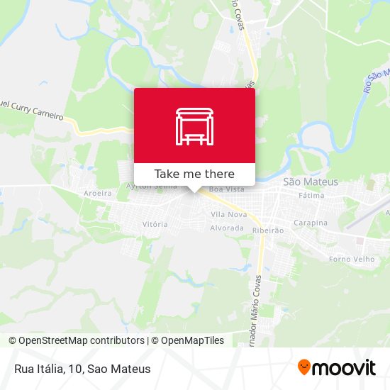 Rua Itália, 10 map