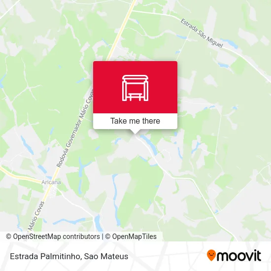 Estrada Palmitinho map