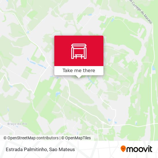 Estrada Palmitinho map