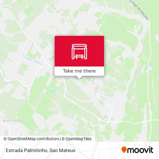 Estrada Palmitinho map