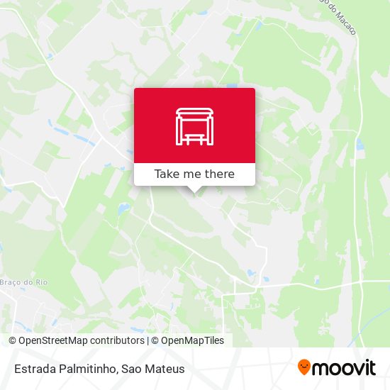 Estrada Palmitinho map