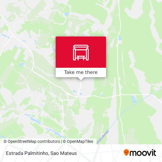Estrada Palmitinho map