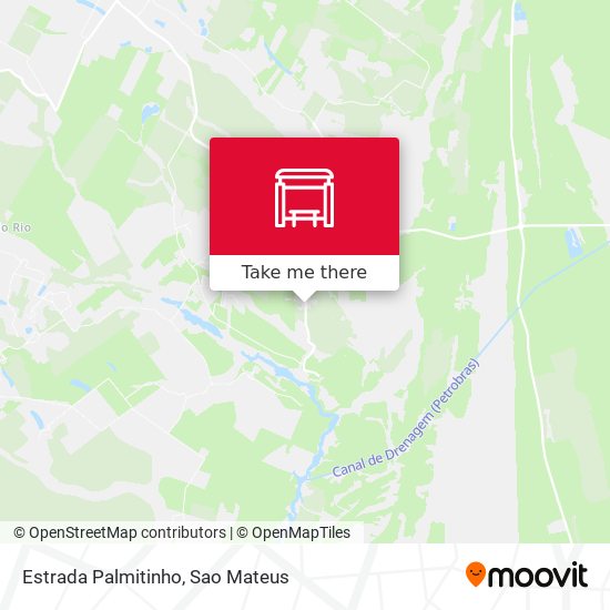 Estrada Palmitinho map