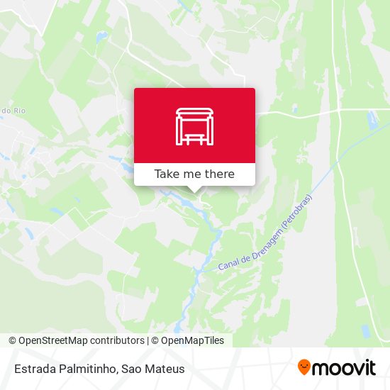 Estrada Palmitinho map