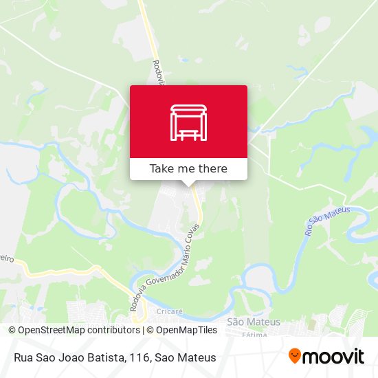 Rua Sao Joao Batista, 116 map