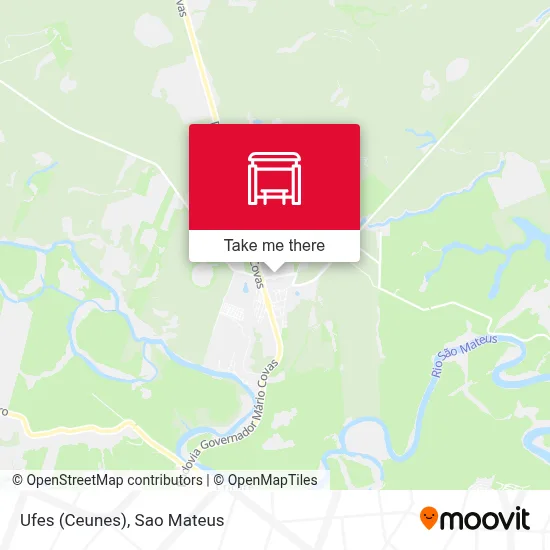 Ufes (Ceunes) map