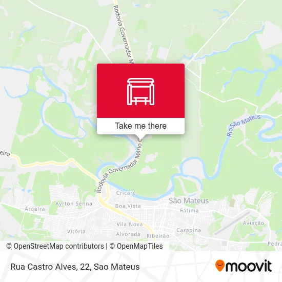 Rua Castro Alves, 22 map