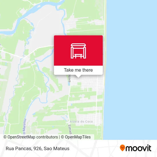 Rua Pancas, 926 map