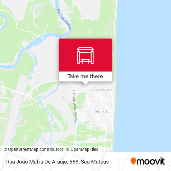 Rua João Mafra De Araujo, 568 map