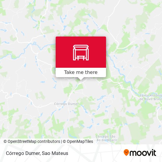 Córrego Dumer map