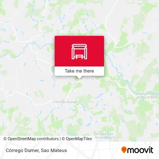 Córrego Dumer map