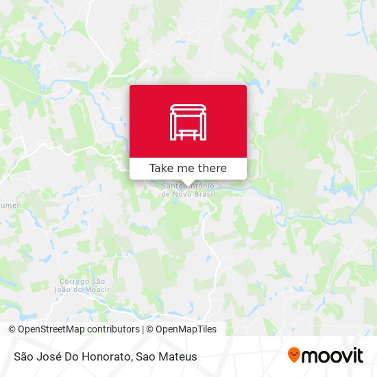 São José Do Honorato map