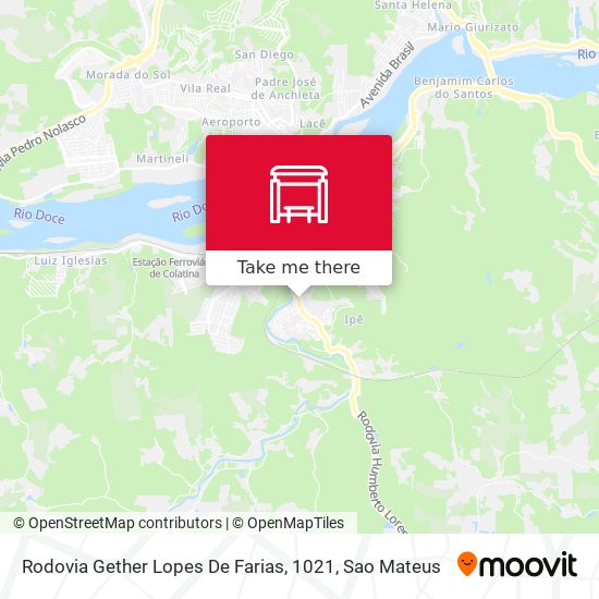 Rodovia Gether Lopes De Farias, 1021 map