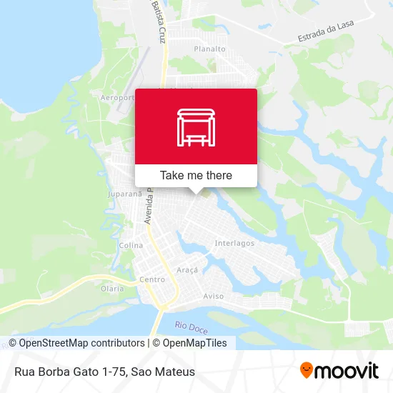 Rua Borba Gato 1-75 map
