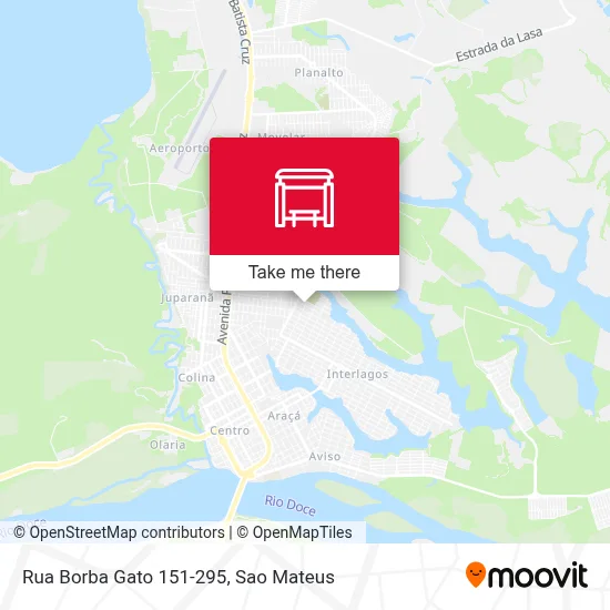 Rua Borba Gato 151-295 map