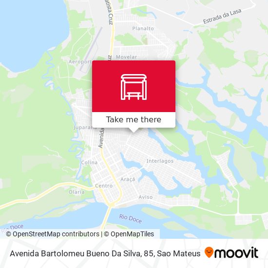Avenida Bartolomeu Bueno Da Silva, 85 map