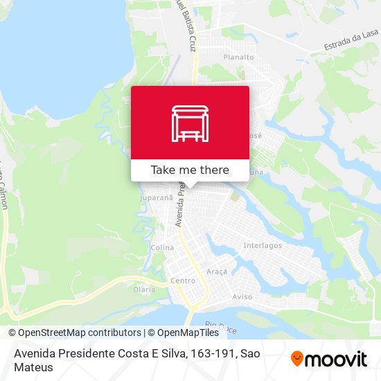 Avenida Presidente Costa E Silva, 163-191 map