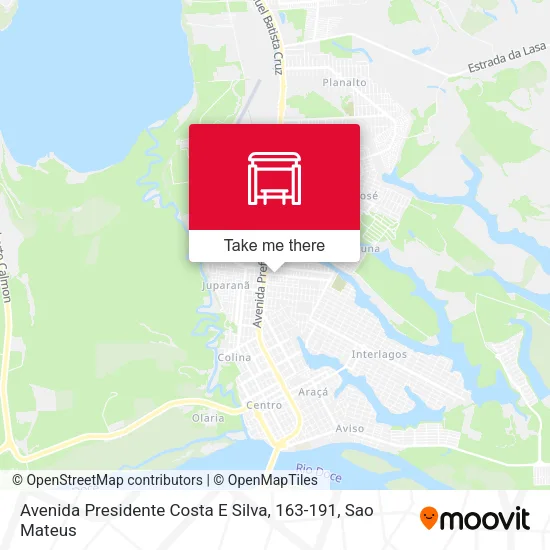 Avenida Presidente Costa E Silva, 163-191 map