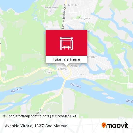 Avenida Vitória, 1337 map