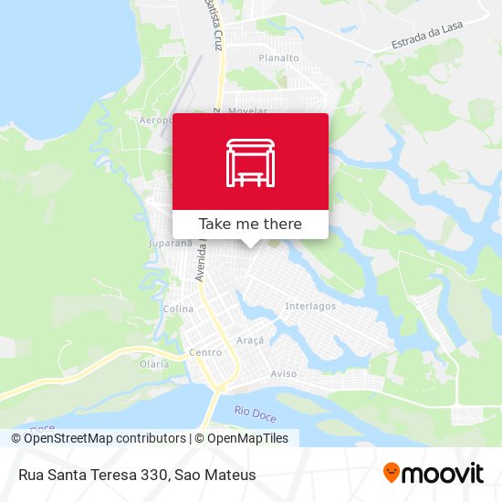 Rua Santa Teresa 330 map