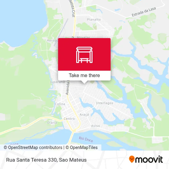 Rua Santa Teresa 330 map