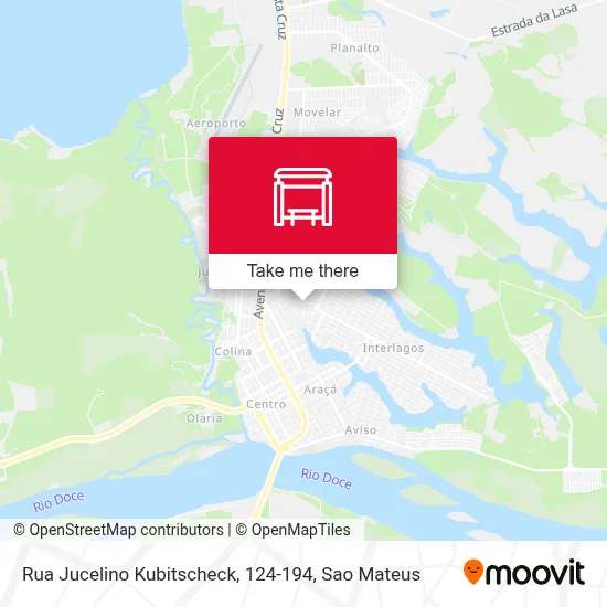 Rua Jucelino Kubitscheck, 124-194 map