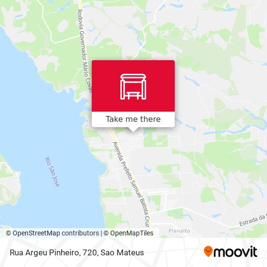 Rua Argeu Pinheiro, 720 map