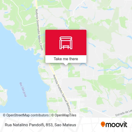 Mapa Rua Natalino Pandolfi, 853