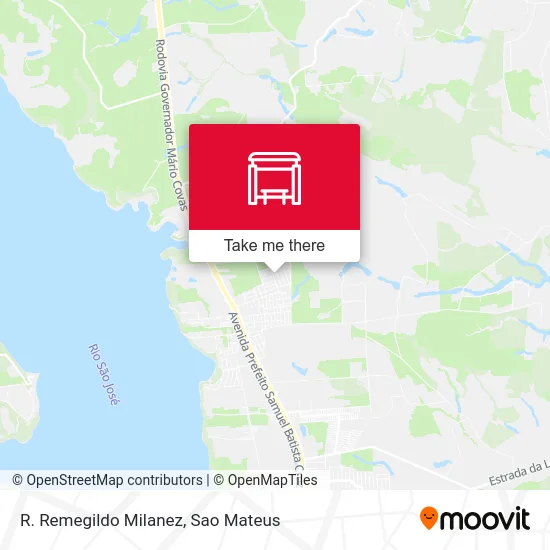 R. Remegildo Milanez map