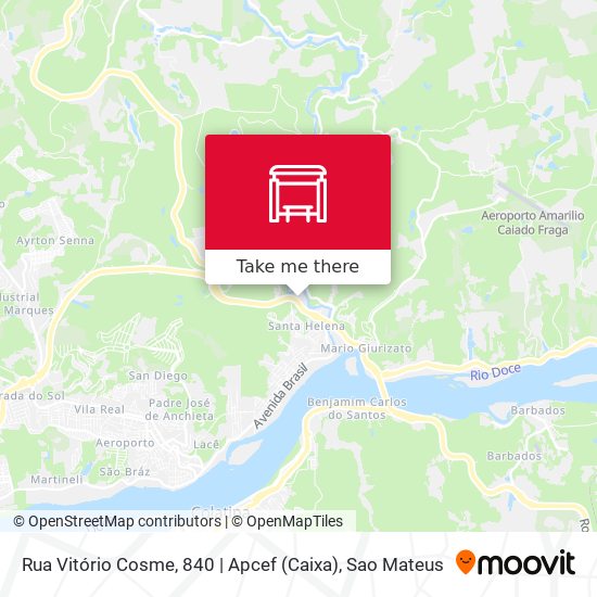 Rua Vitório Cosme, 840 | Apcef (Caixa) map