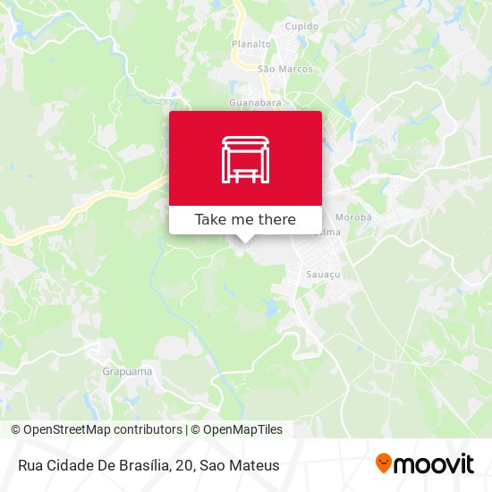 Rua Cidade De Brasília, 20 map