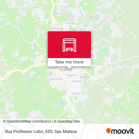 Rua Professor Lobo, 550 map