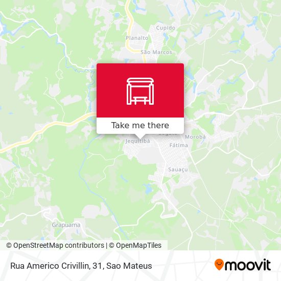 Rua Americo Crivillin, 31 map