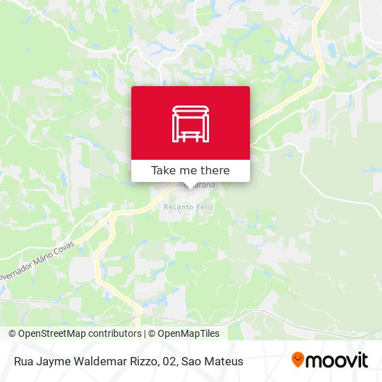 Rua Jayme Waldemar Rizzo, 02 map
