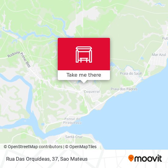 Rua Das Orquídeas, 37 map